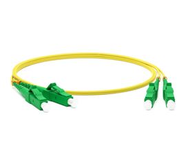 Волоконно-оптический шнур Hyperline FC-D2-9-LC/AR-LC/AR-H-3M-LSZH-YL патч-корд SM 9/125 28288 