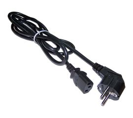 Шнур питания LANMASTER C13-Schuko, 3х0.75, 220В, 10А, черный, 7 метров LAN-PP13/SH-7.0-BK 