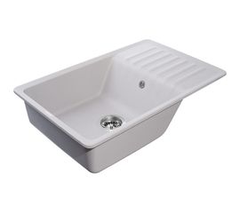 Мойка GranFest QUARZ чаша+кр 760*480 серый 72 