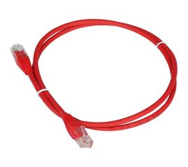 Патч-корд TWT RJ45-RJ45, 4 пары, UTP, категория 5е, 2 м, красный, 45-45-2.0-RD 