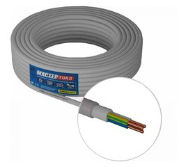 Кабель Мастер Тока NYMбм-J 3х2.5 серый 50м МТ1874 