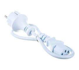 Шнур питания LANMASTER C13-Schuko, 3х0.75, 220В, 10А, белый, 0.5 метра LAN-PP13/SH-0.5-WH 