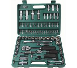 Автомобильный набор инструмента FIT 94 шт. CrV 1/2+1/4 65214 