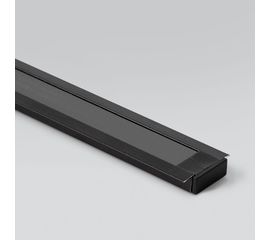 Встраиваемый профиль Elektrostandard LL-2-ALP007 для LED ленты (под ленту до 11mm) алюминиевый, черный/черный a053622 