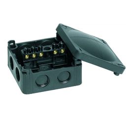 Распаячная коробка Wiska черная, IP66/67,85х85х51 308/5/BK 