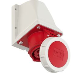 Настенная розетка PCE 16А 400V 3P+E IP67 1142-6 