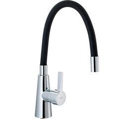 Смеситель для кухни Ekko гибкий излив, с гайкой, черный E4205-E59 