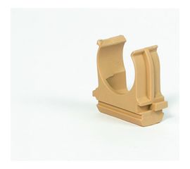 Крепеж-клипса для труб Урал ПАК под светлое дерево, d25 мм, 10 шт. АТ-80125-010 