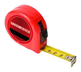 Рулетка GROSSMEISTER пластиковый корпус 7,5м*25мм 009001003 