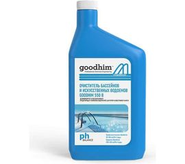 Очиститель бассейнов и искусственных водоемов Goodhim 550b 1л, готовый раствор 6726 