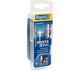 Заклепка из нержавеющей стали (50 шт; 4.8x18 мм) RAPID 5000397 