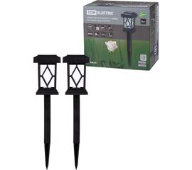 Набор светильников TDM СП Торо на солнечных батареях, пластик, 10х44 cм, 2 шт, SQ0330-0107 