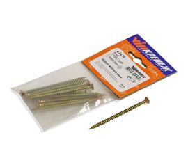 Шуруп VIPкрепеж желтый цинк 4,0х70 9шт 11352 VIP 