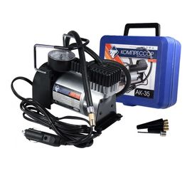 Компрессор Nova Bright АК-35 35 л/мин., 140 PSI, 12 В, металлический корпус, пластиковый кейс 47159 