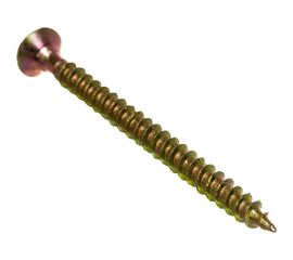 Шуруп Качественный КРЕПЕЖ желтый цинк 3,5x45, 160 шт. 0300447 КЧ 