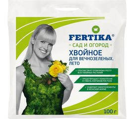 Удобрение Fertika Хвойное для вечнозеленых Лето 0.1 кг 4620005610316 