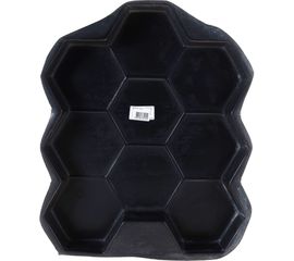 Форма для тротуарной плитки Ресурс СОТЫ 480х400х50 мм, черный 14476 