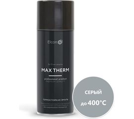Термостойкая эмаль Elcon Max Therm серая аэрозоль 00-00002969 