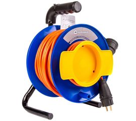 Удлинитель АТЛАНТ ПВС Атом 2х1 40м на садовой катушке 40276 