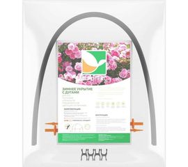 Зимнее укрытие для роз с дугами Агротекс 1.6х1.6 м, спанбонд 39.01.01.13.01.000.1600.1600.01 