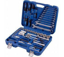 Набор универсального инструмента 1/4 и 1/2, 55шт, кейс КОБАЛЬТ 010102-55 