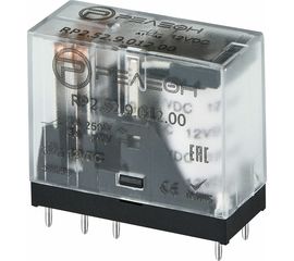 Промежуточное реле РЕЛЕОН 2 перекидных контакта 5А 12В DC RP252901200 
