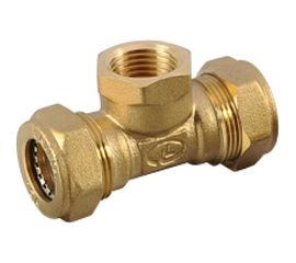 Тройник Lavita труба-вн. резьба-труба T/S 25х3/4х25 