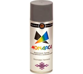 Аэрозольная краска MONARCA молотковая Серебряный 60000 