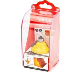 Фреза кромочная калевочная (42.8х19 мм; R6.4 мм; подшипник 12.7 мм) VIRA 553377 