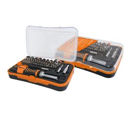 Набор отверток TDM Алмаз реверсивная и тонкая, в комплекте биты и головки, №4, 65 предметов SQ1019-0204 