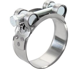 Силовой хомут из нержавеющей стали KRAFT W2, 52-55 мм, уп. 5 шт. KT 880523 