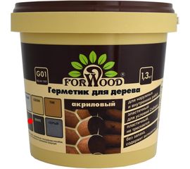 Герметик для дерева Forwood ВДАК-1501 дуб, 1,3 кг 141282 