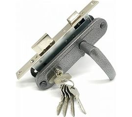 Врезной замок ЗЕНИТ ЗВ7-70.04-02 серебро 28015 