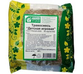 Семена газона Зеленый уголок травосмесь Детская Игровая, 0.5 кг 4660001293700 