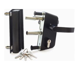 Замок врезной для калиток Симеко ЗК-40 полный комплект А1530 