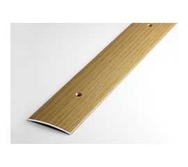 Порог прямой алюминиевый декоративный (44,5 мм, 1,8 м, Дуб светлый) ЛУКА 00000001861 