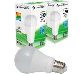 Светодиодная лампа НАНОСВЕТ LC-GLS-15/E27/840, 15Вт, А60, E27, 240 град, 1240лм, 4000К, Ra90, L197 