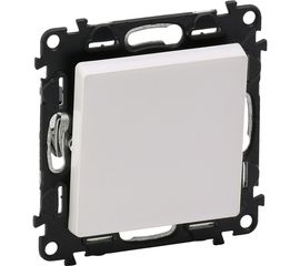 Переключатель Legrand Valena Life 10АХ 250 В с лицевой панелью безвинтовые зажимы белый Leg 752406 