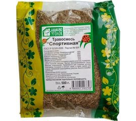 Семена газона Зеленый уголок травосмесь Спортивная, 0.5 кг 4660001293748 