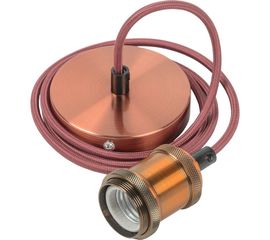 Подвесной патрон IEK, E27 со шнуром 1,5 м RETRO бронза EPA12-04-02-K29 