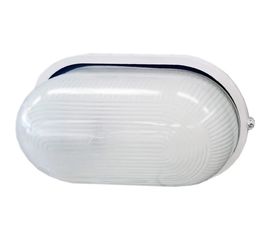Светильник без решетки APEYRON овал, белый, рассеиватель стекло НБП01-60-002белб/р 