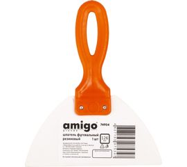 Фуговальный шпатель Amigo резиновый, 126 мм 74904 