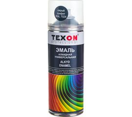 Универсальная алкидная эмаль Texon (серый графит RAL 7024; аэрозоль; 520 мл) ТХ184934 