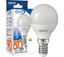 Лампа IONICH ILED-SMD2835-P45-6-540-230-6,5-E14 1610 