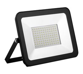 Светодиодный прожектор SAFFIT SFL90-100 2835SMD, 100W 6400K AC220V/50Hz IP65, черный в компактном корпусе 55068 