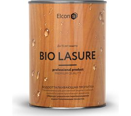 Водоотталкивающая пропитка Elcon Bio Lasure для дерева (бесцветная; 0.9 л) 00-00461939 