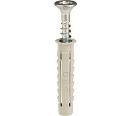 Дюбель с саморезом DKC 4,5x40 мм V6 100 шт CM06522 