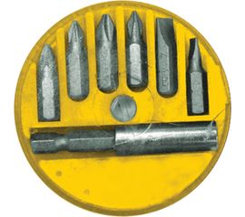 Набор бит (25 мм; 7 предметов; 1/4) Biber 84943 тов-160267 