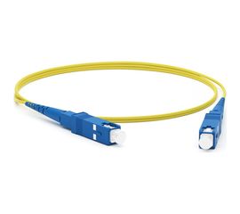 Патч-корд Hyperline FC-S2-9-SC/UR-SC/UR-H-5M-LSZH-YL волоконно-оптический (шнур) SM 9/125 246201 