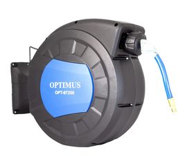 Шланг пневматический армированный pvc на катушке (15 м; 10x16 мм; 20 бар) Optimus OPT-97250 